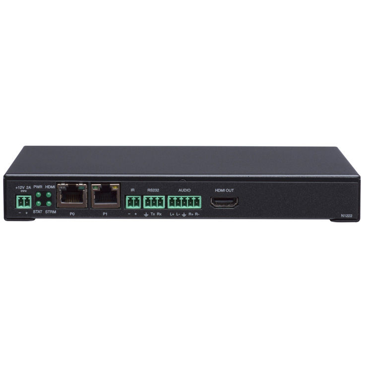 AMX NMX-DEC-N1222A 最小专利压缩 IP 视频解码器
